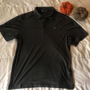 Travis Matthew Men’s Golf Polo Grey/Black Sz: M